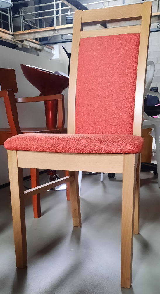 jídelní židle ZEFRI oranžová/buk, vzorkový kus v ROŽNOVĚ p.R. gallery main image